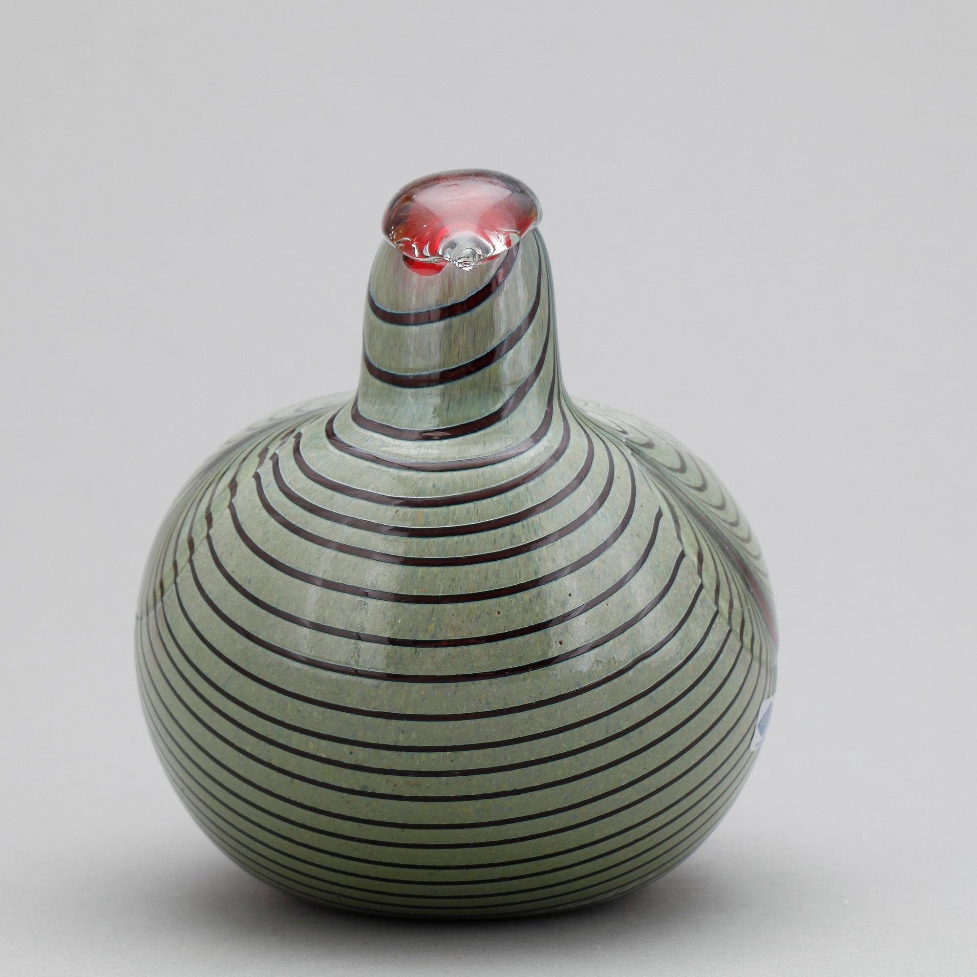 FIGUR, glas, Oiva Toikka, Nuutajärvi, signerad.