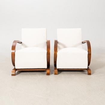 Fåtöljer ett par Art Deco 1900-talets första hälft.