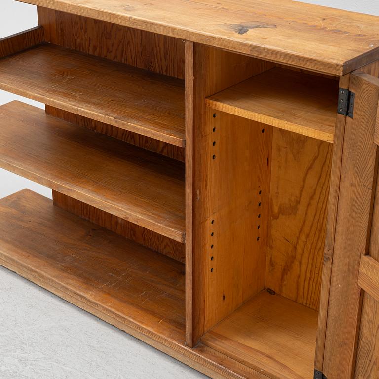 A pine 'Lovö' bookcase with cabinet, Nordiska Kompaniet, Sweden 1930's/40's.