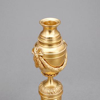 CASOLETTER, ett par, mässing, Louis XVI-stil, sekelskiftet 1900.