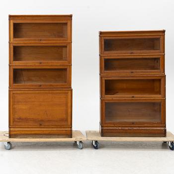 Two book cabinets, 20th century.