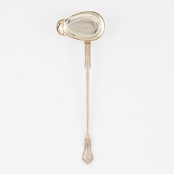 A Swedish Silver Soup Ladle, mark of Gustaf Möllenborg, Stockholm 1852.