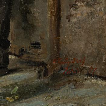 Carl Trägårdh, "Gatubild från Paris".