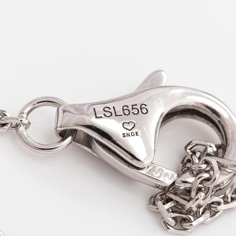 Cartier, halsband, "1895", 18K vitguld med briljantslipad diamant.