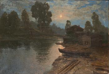 Eugen Taube, oil on canvas, signed.