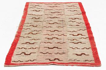 Rug, Tibet, Antique. Approx. 80 x 140 cm.