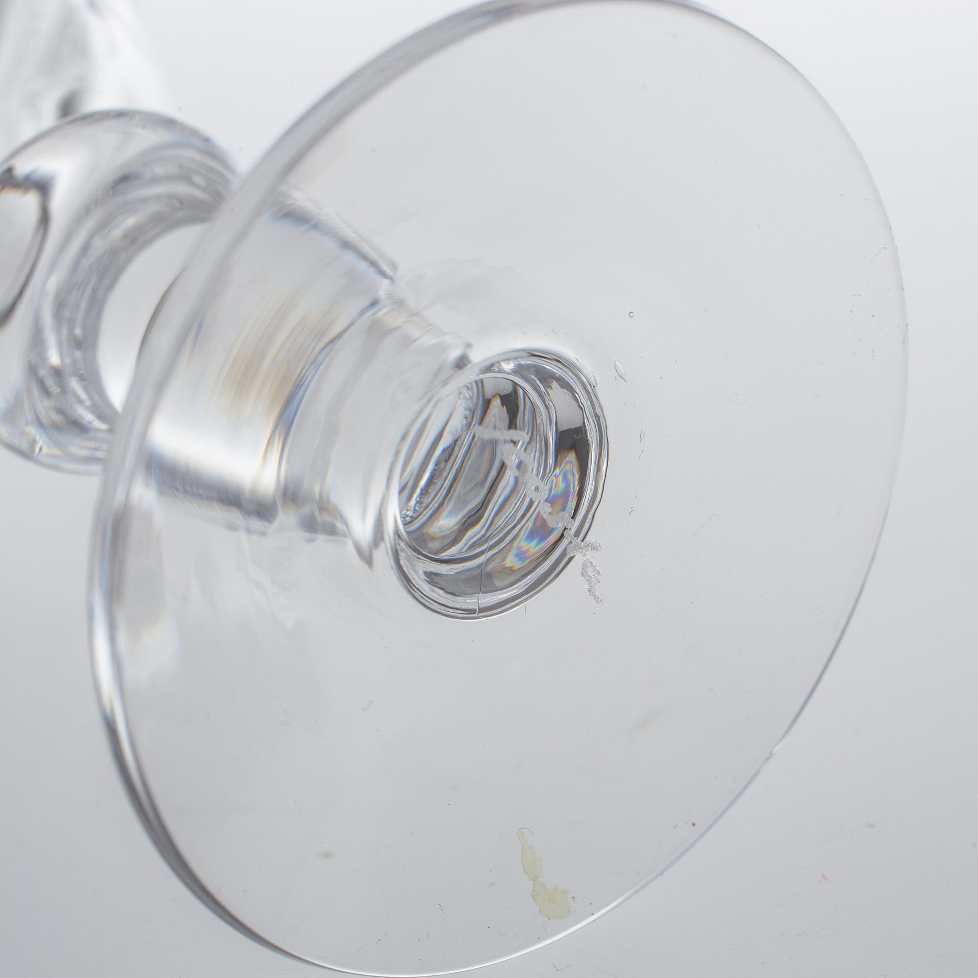 SERVISGLAS, 8 stycken, Kosta.