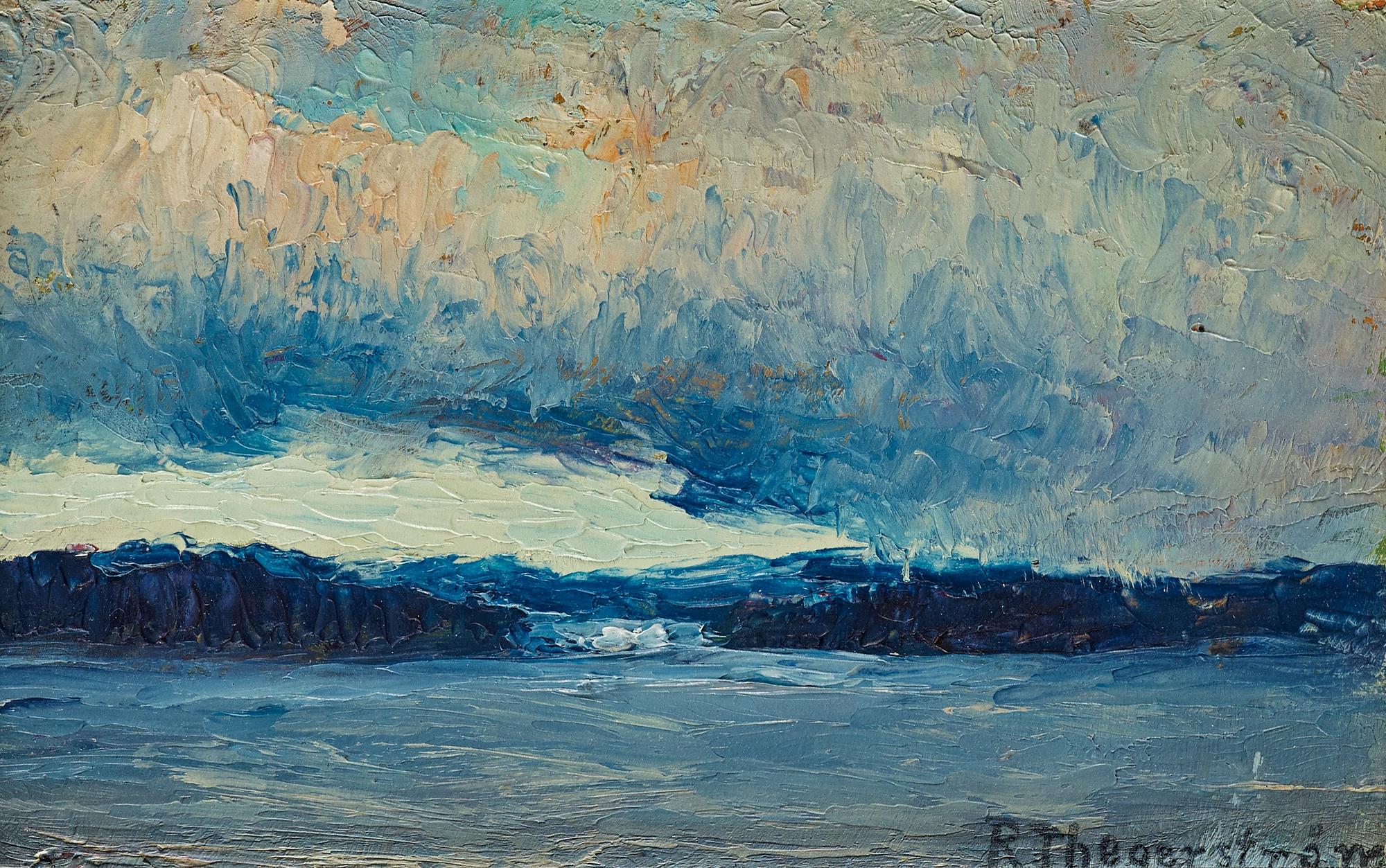 Robert Thegerström, Brooding skies, Djursholm.