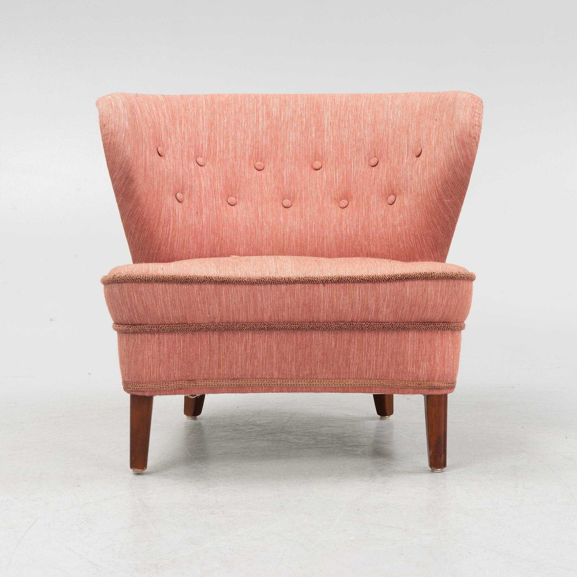 Gösta Jonsson, fåtölj, Swedish Modern, 1940-tal.
