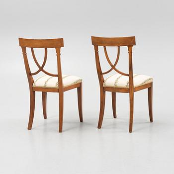 A set of eight French Directoire chairs, circa 1800.