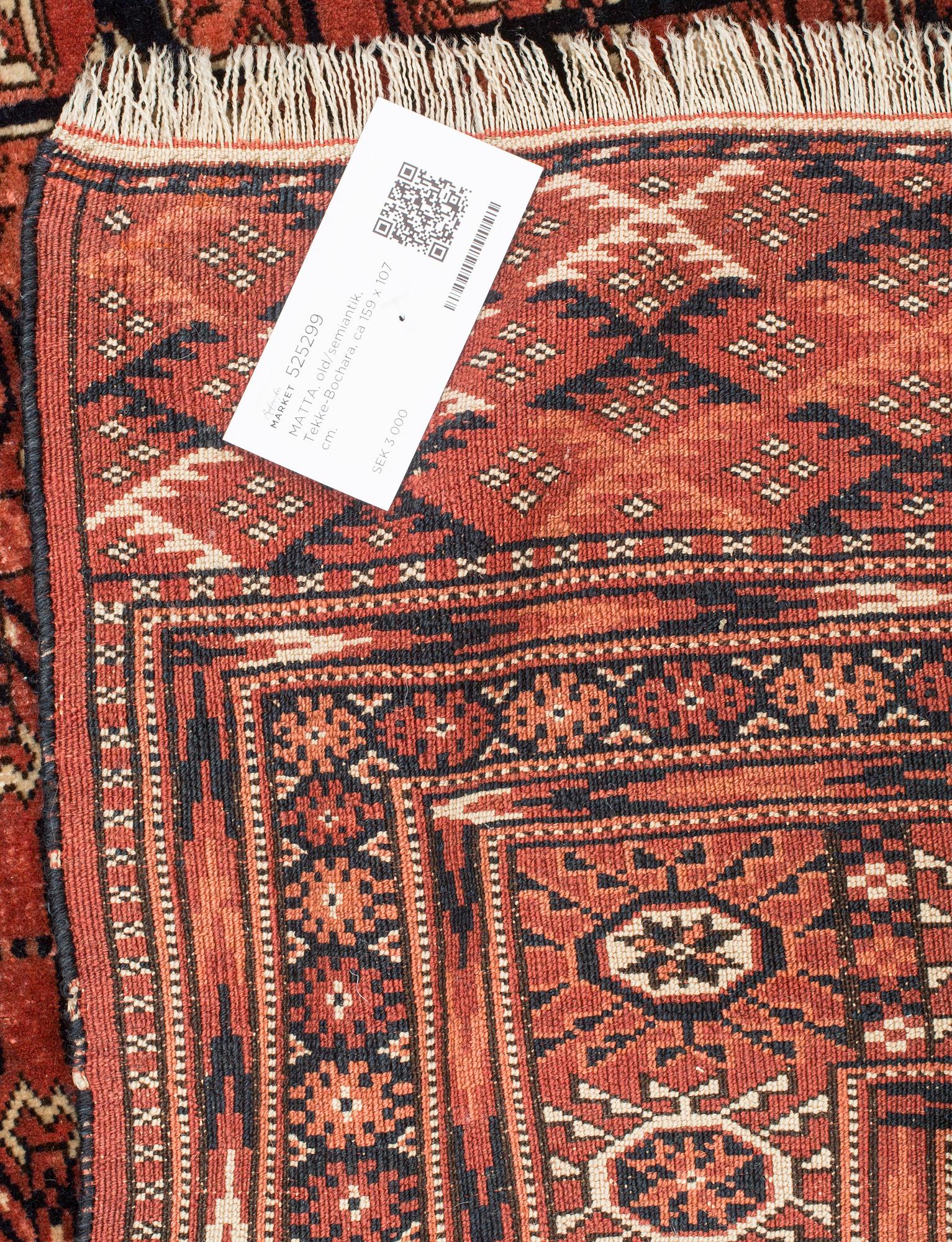 MATTA, old/semiantik, Tekke-Bochara, ca 159 x 107 cm.