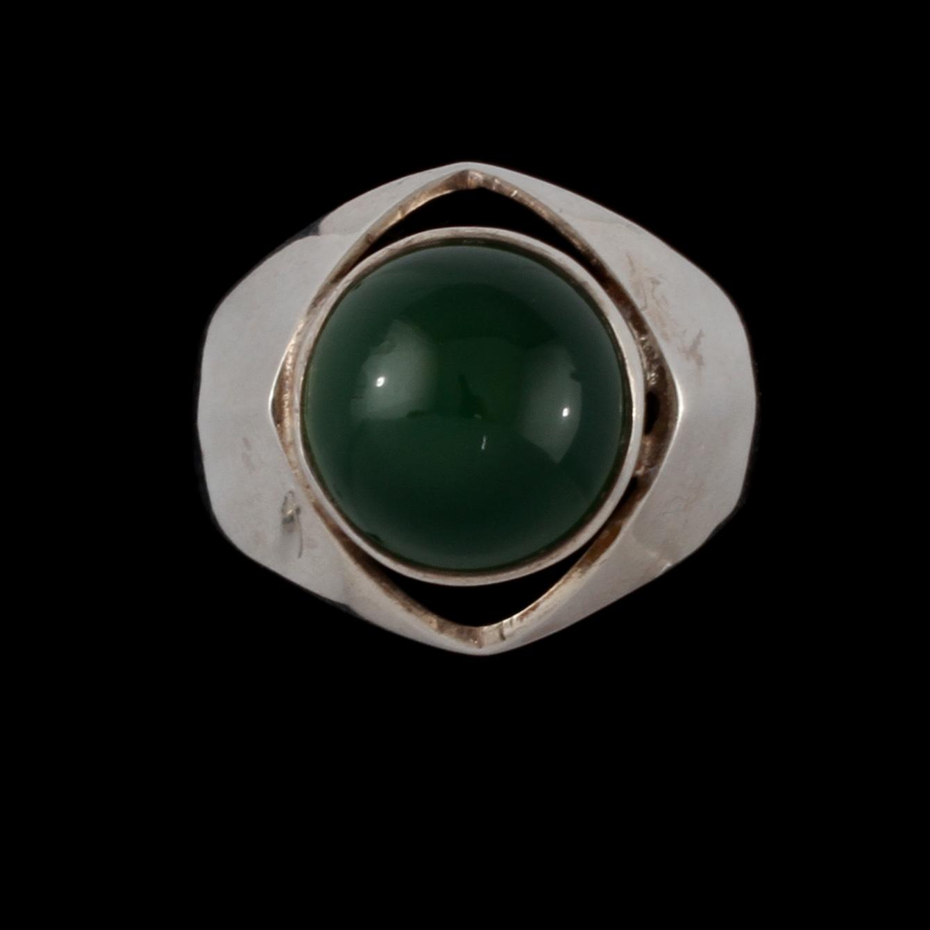 RING, silver, Kaplans, Stockholm, 1966. Vikt 5 g.