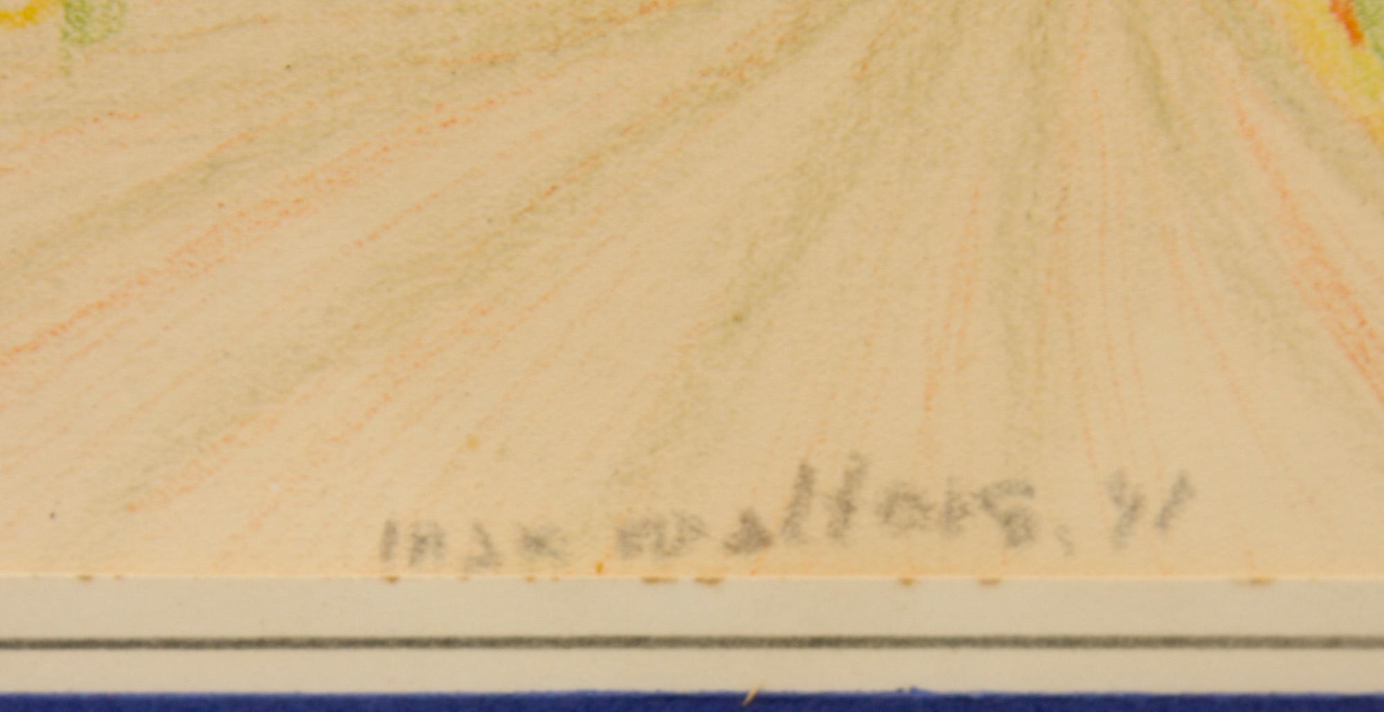 MAX WALTER SVANBERG, litografi och teckningar, 2 st, sign, dat 41 resp 53.