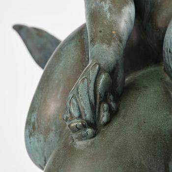 Carl Milles, "Solglitter" / "Najad på delfin" (Sunglitter / Naiad and dolphin).