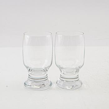 Signe Persson-Melin, servis 69 dlr "Porter" Kosta Boda sent 1900-tal.