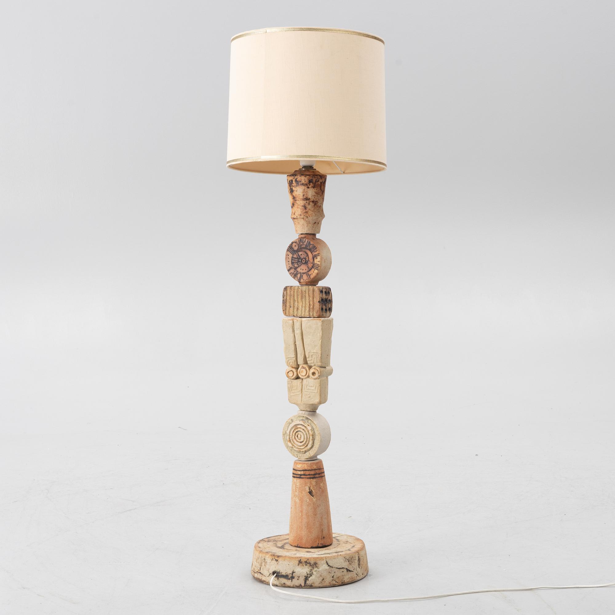 Bernard Rooke, Table lamp/floor lamp, "Totem", England, 1960s/70s.