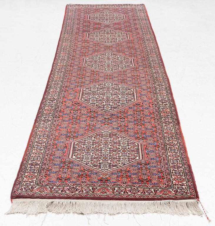 A runner carpet, oriental, c. 412 x 90 cm.