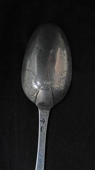 SKED, silver, okänd mästare, märkt 1735.