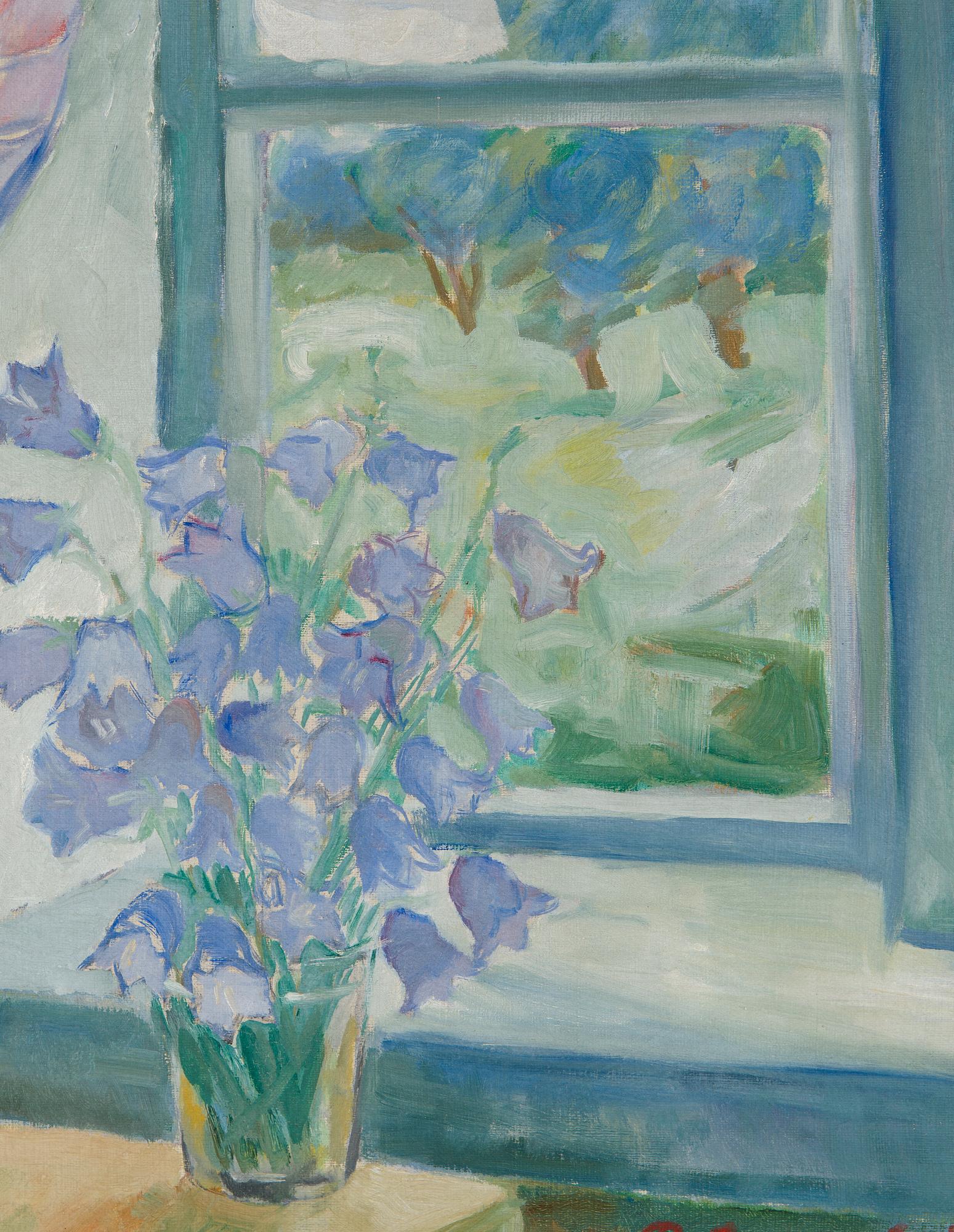 Maria Loew (Rosenlew-Grenman), Flowers by the Window.