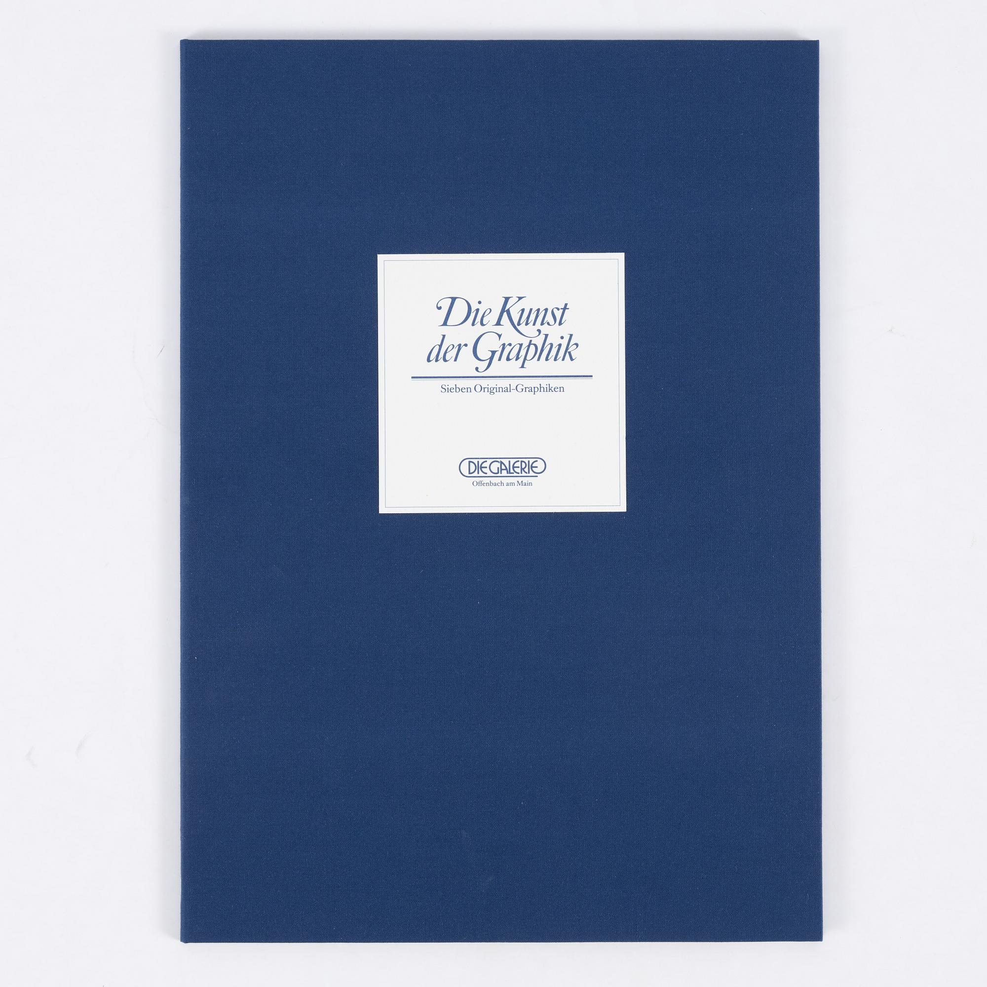 "Die Kunst der Graphik", suite comprising 6 prints, 1982, signed 4343/10000.
