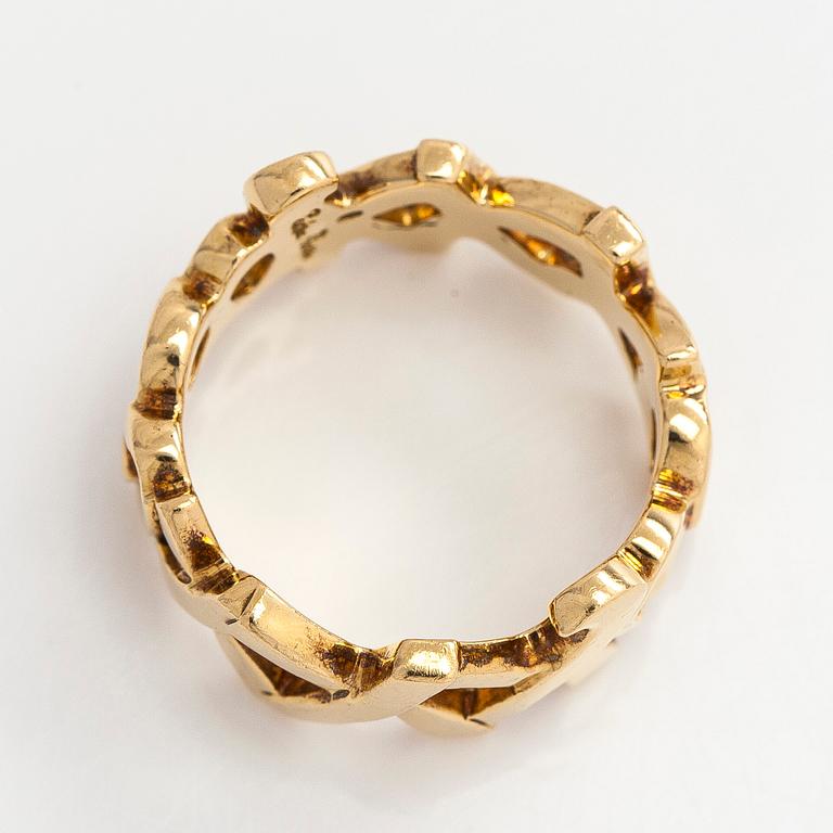 Tiffany & Co, Paloma Picasso, ring, 'XO', in 18K gold.