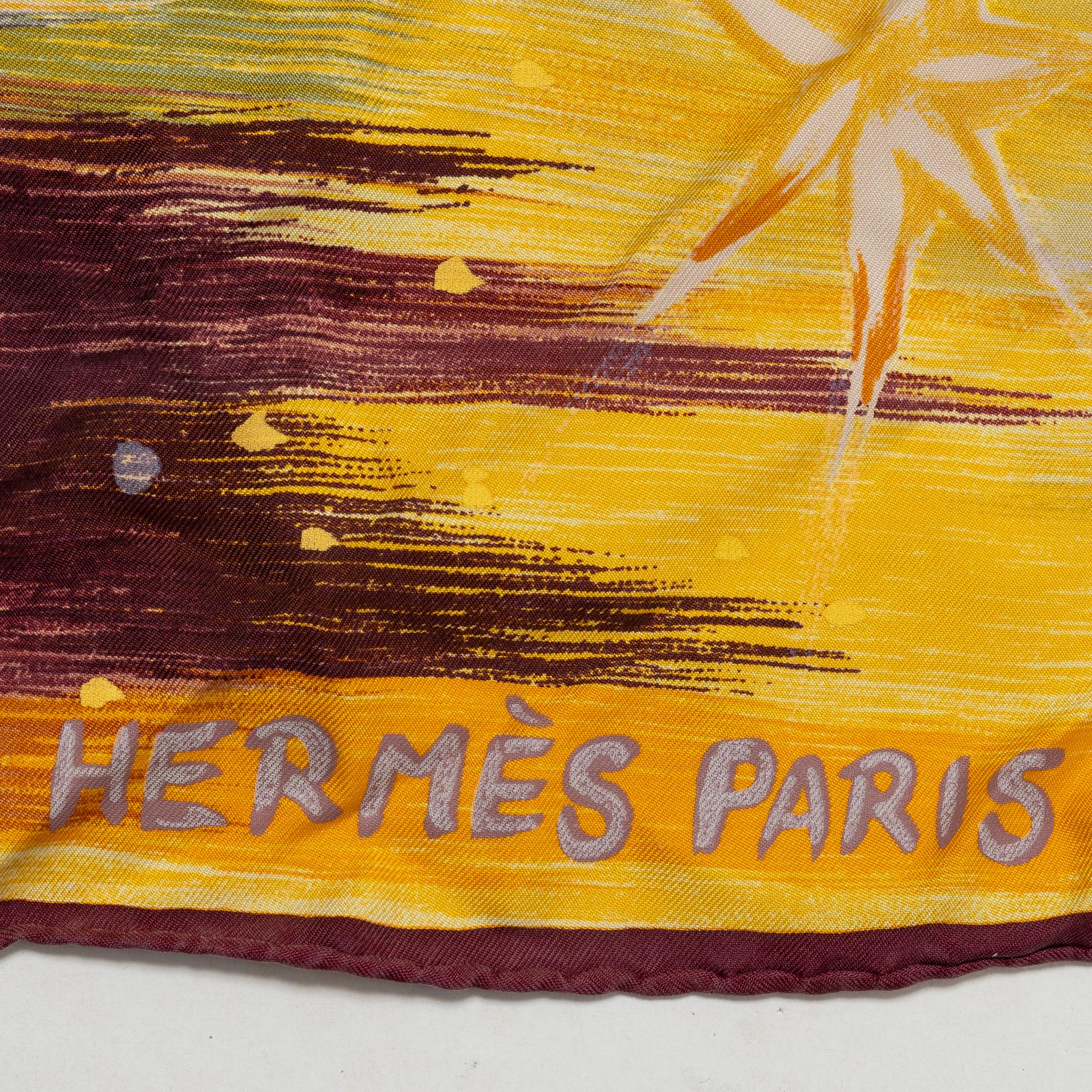 Hermès, scarf, "Feux de Ciel".