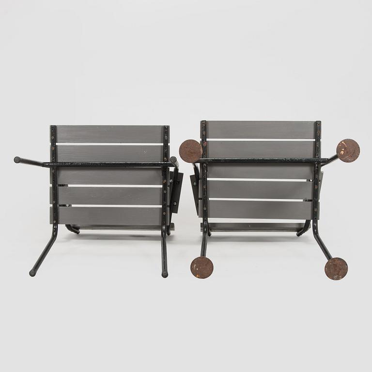 Einari Teräsvirta, probably, a 5-piece garden furniture set, mid-20th century.