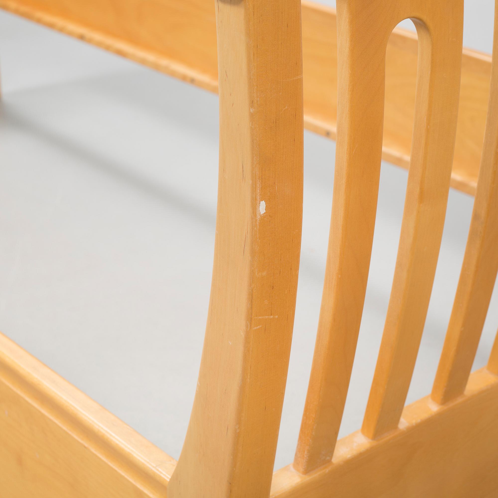 A pair of beds by Carl Malmsten for Åfors Möbelfabrik, second half of the 20th century.