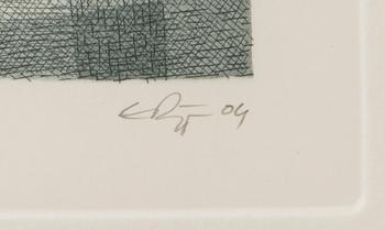 ESA RIIPPA, etching, signed and dated -04, numbered 56/75.