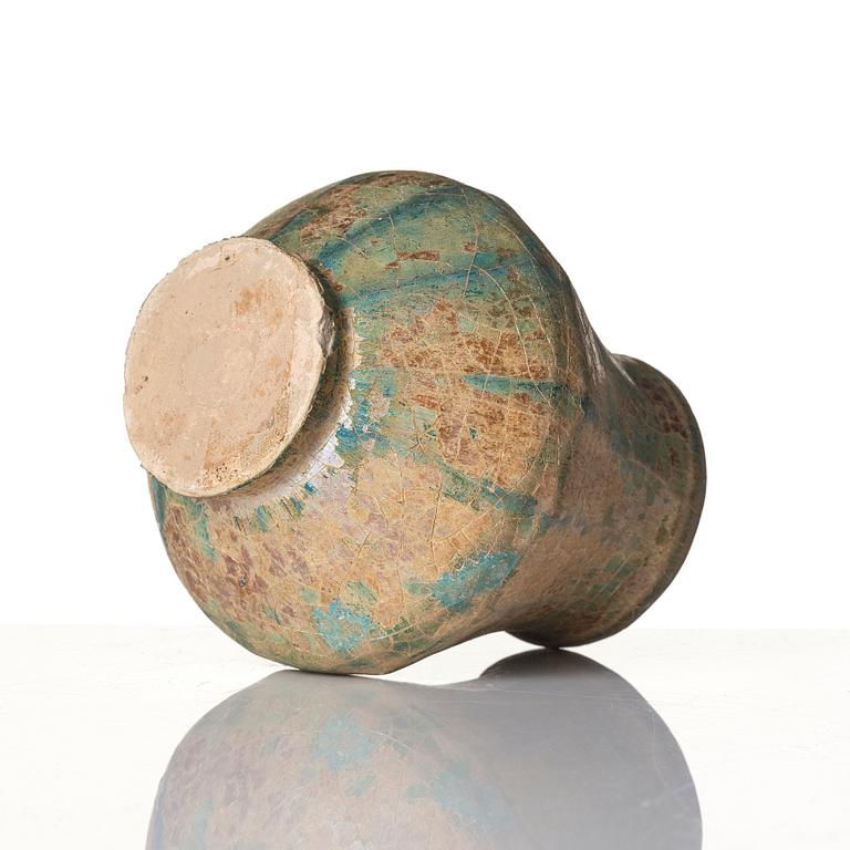 A Keshan pottery vase.