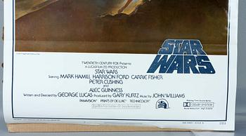 FILMAFFISCH, "Star Wars", original 1977.