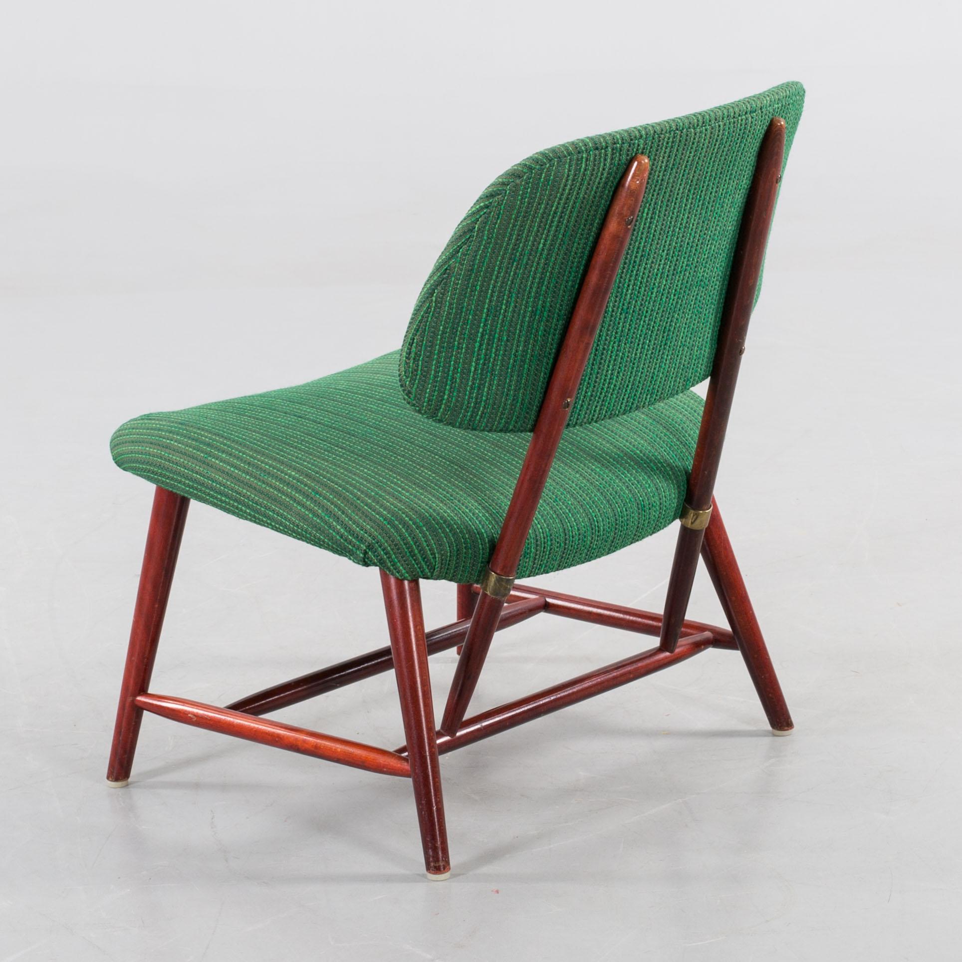 ALF SVENSSON, fåtölj, "TeVe", Studio, Ljungs Industrier, Bra Bohag, 1950/60-tal.