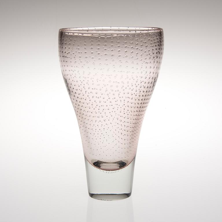 VAS, glas, signerad Gunnel Nyman Nuutajärvi Notsjö -56.