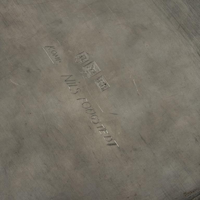 CIGARRBURK, tenn, troligen Nils Fougstedt, Herman Bergman Konstgjuteri, 1931.