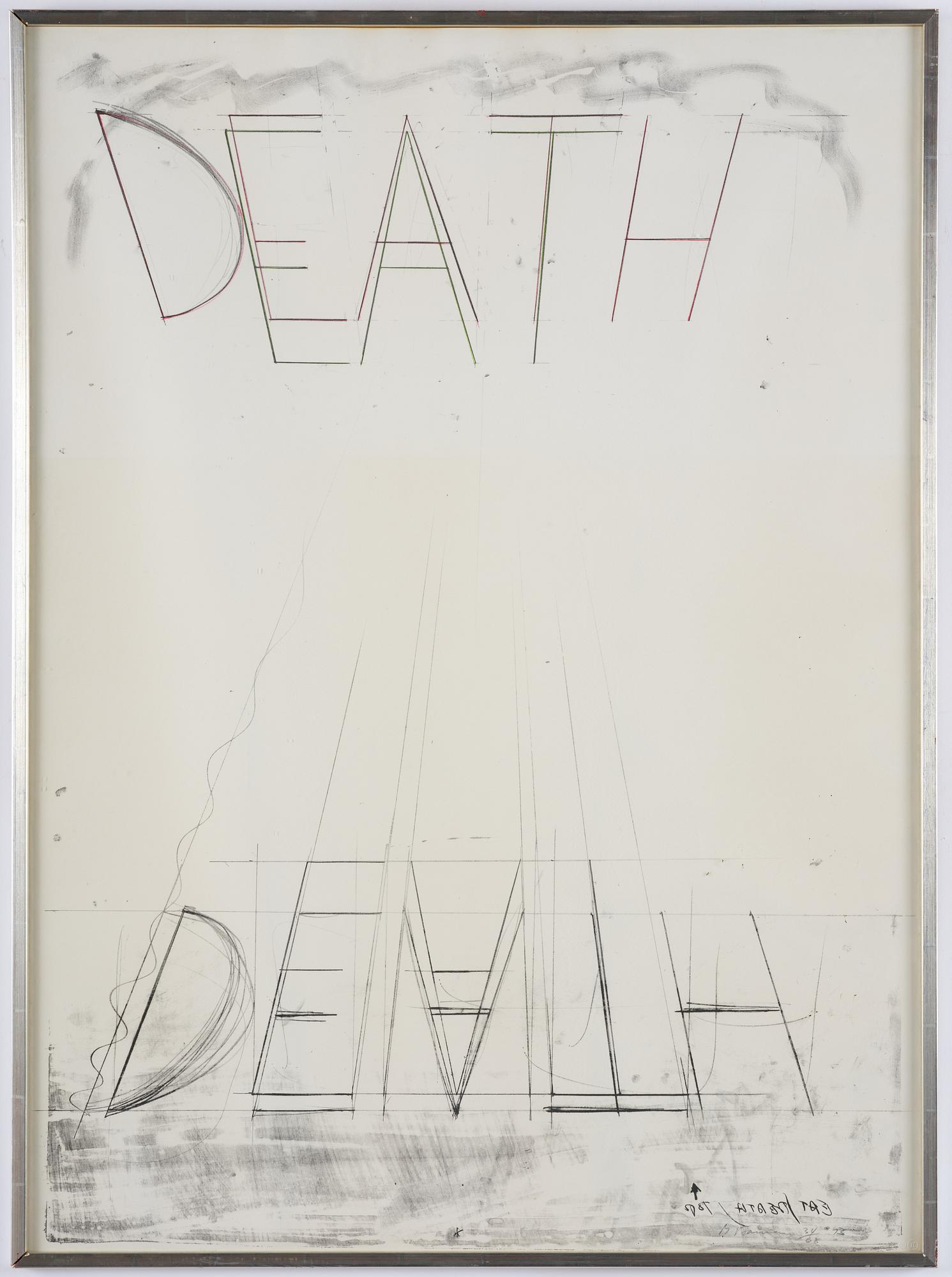 Bruce Nauman, "Eat Death".
