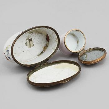 DOSOR, 2 st, fajans, 1700-tal.