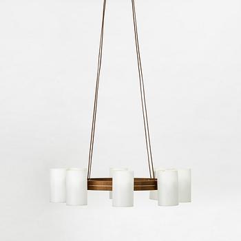A "587 cylinder" ceiling lamp by Uno and Östen Kristiansson from Luxus.