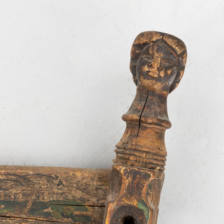 Del av vagn, troligtvis Östeuropa, 1700-tal.