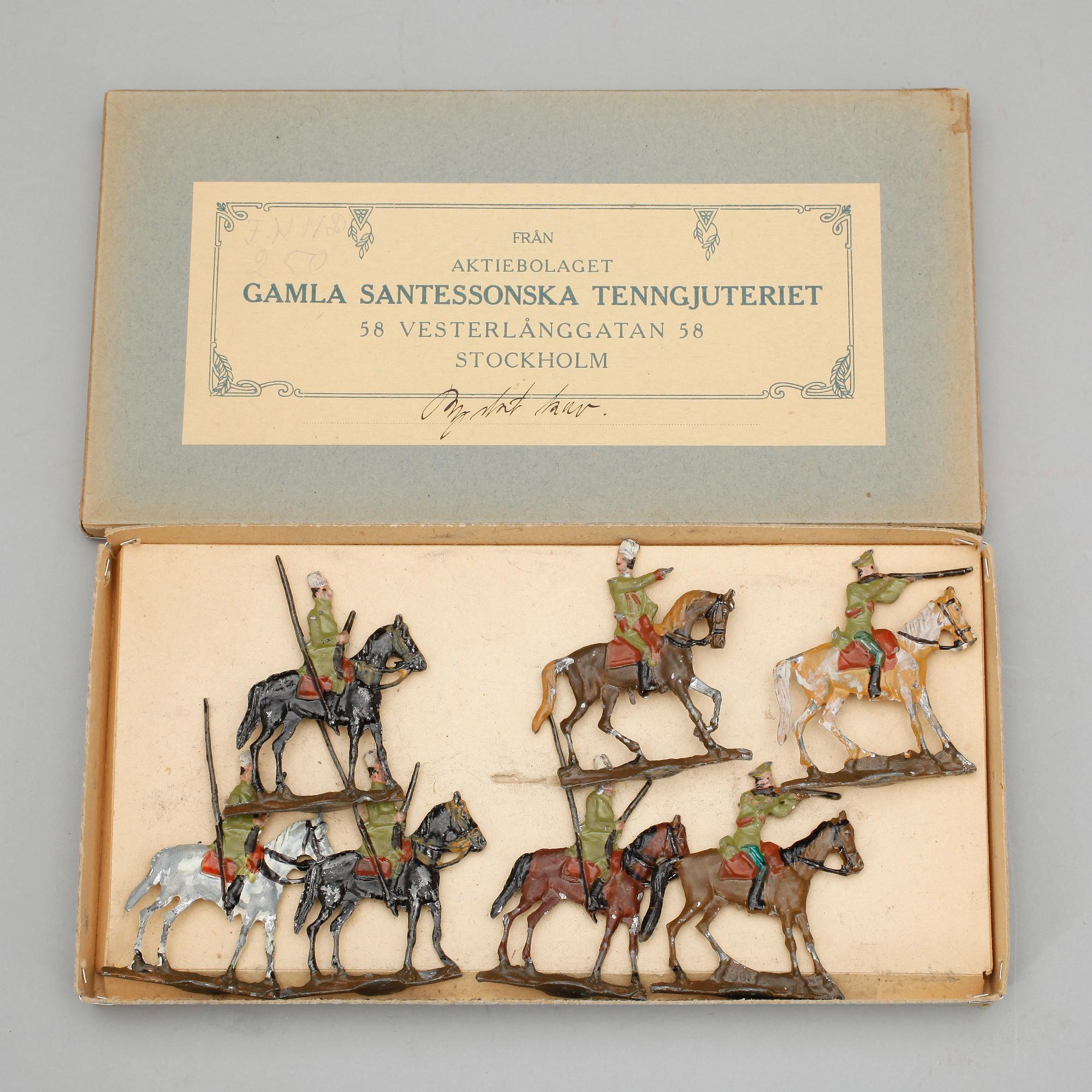 PARTI TENNSOLDATER, bla Santeson, 1900-tal.