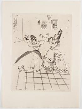 MARC CHAGALL, 71 st etsningar ur upplagan om 285 exemplar på Arches/MBM/J. Perrigot-papper, 1923-1948.