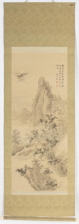 Oidentifierad konstnär, tusch på siden, tidigt 1900-tal.