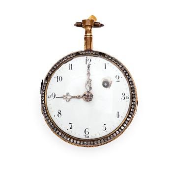 1397. A verge pocket watch, Paris, c. 1800.