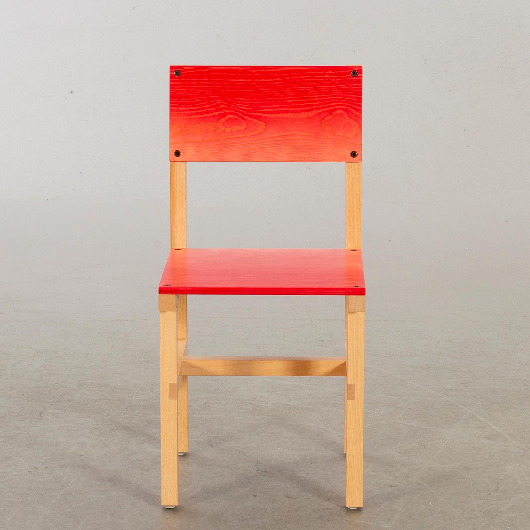 FREDRIK PAULSEN, "Röhsska"Designbaren, chair, Blå Station 2020, Chair 33/102.