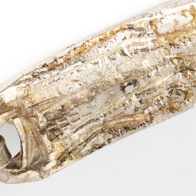 Lars Arby, two bracelets, sterling silver, Gothenburg 1982.