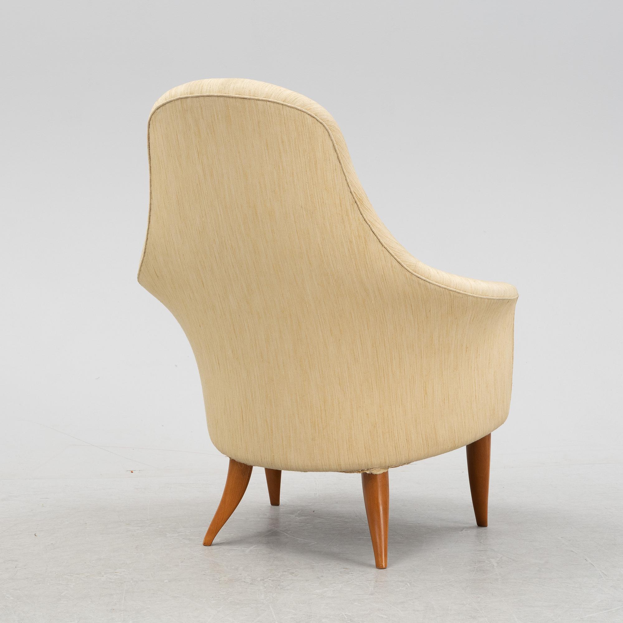 A 'Stor-Adam' easy chair by Kerstin Hörlin-Holmquist for Nordiska Kompaniet.