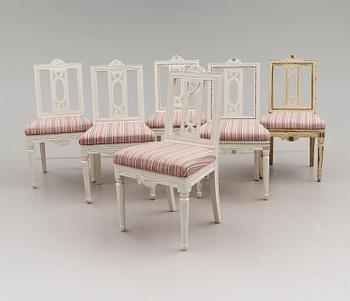 STOLAR, 5+1 st, gustaviansk  stil, 1900-talets första hälft.