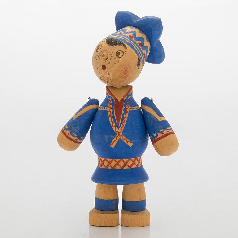 aj Franck, doll "Toto" and a booklet 'Leksaker' (Toys) 1946.