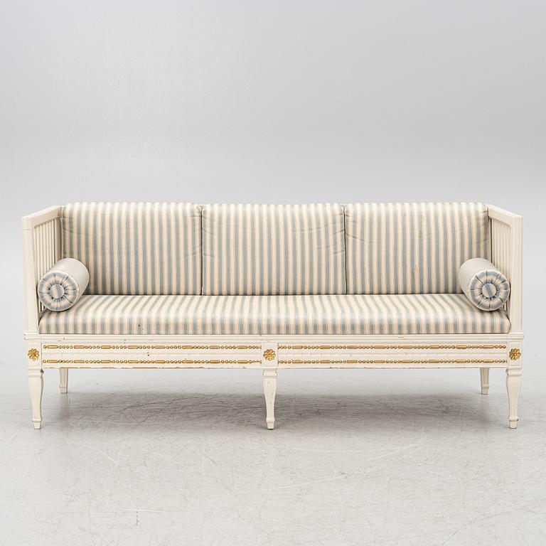 Sofa, Gustavian style, circa 1900.