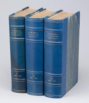 BOK, "Svenska flottans historia", 3 vol. Stockholm 1942.