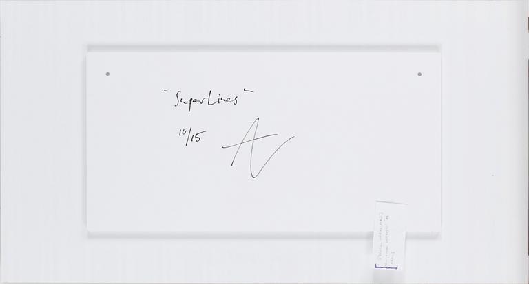ANDREAS LUNDBERG, "Super lines", gicleetryck på plexiglas, signerad och numrerad a tergo.